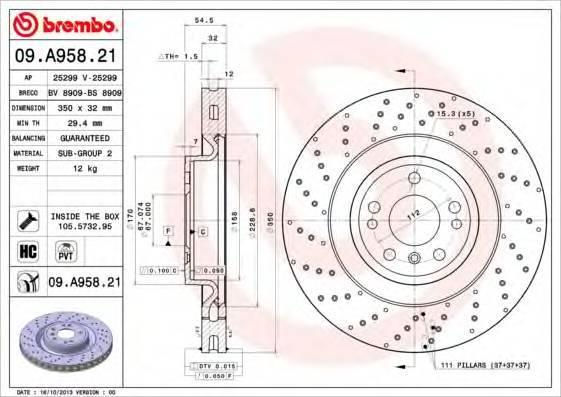 BREMBO 09A95821