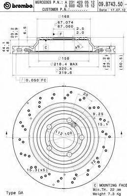 BREMBO 09B74351