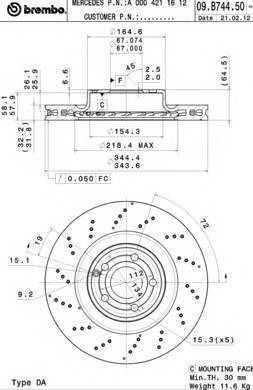 BREMBO 09B74451