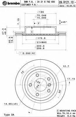 BREMBO 09R12111