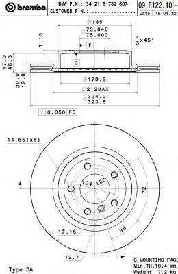 BREMBO 09.R122.11