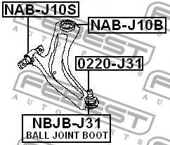 FEBEST NAB-J10B