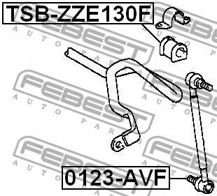 FEBEST TSB-ZZE130F