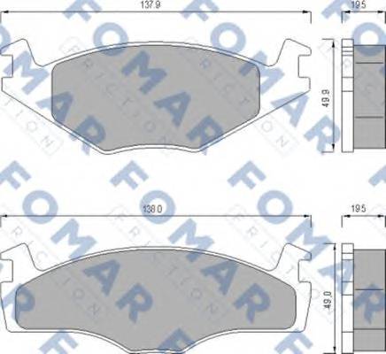 FOMAR FRICTION FO 436681