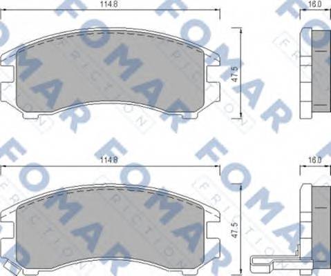 FOMAR FRICTION FO443681