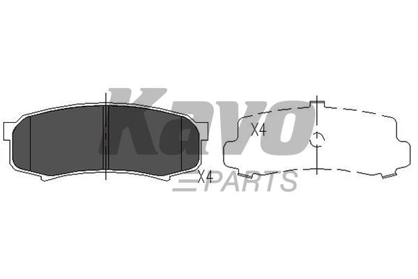 KAVO PARTS KBP9007