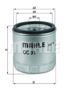 MAHLE ORIGINAL OC 91