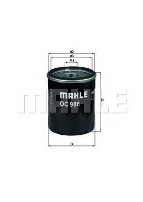 MAHLE ORIGINAL OC 986
